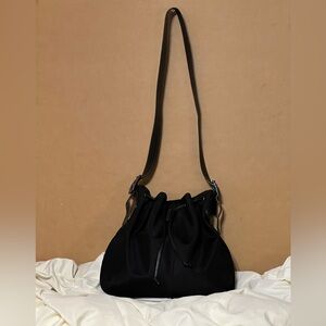 Very Rare Coach Black Drawstring Shoulder Bag - Women